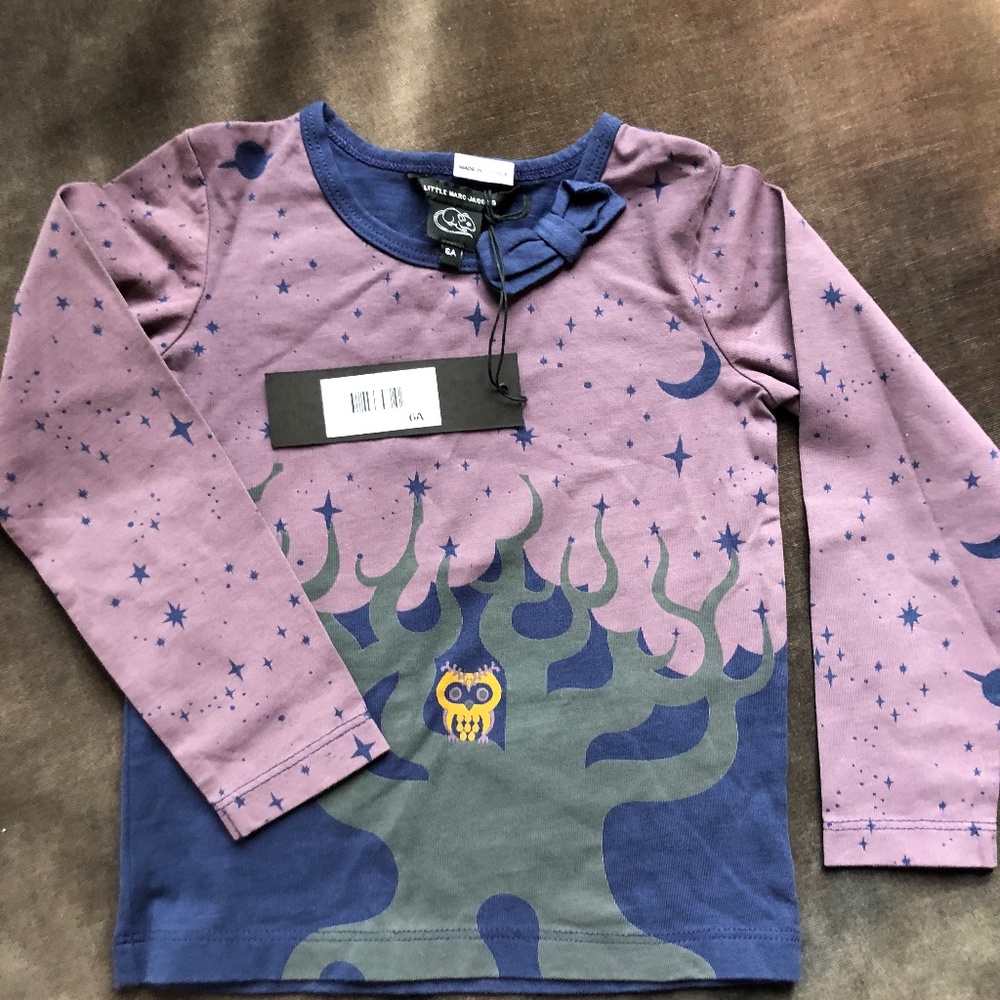 LITTLE MARC jACOBS 6 GIRLS SHIRT NWT